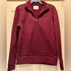 Old Navy Men’s Quarter Zip Long Sleeve Pullover Small (NWT)